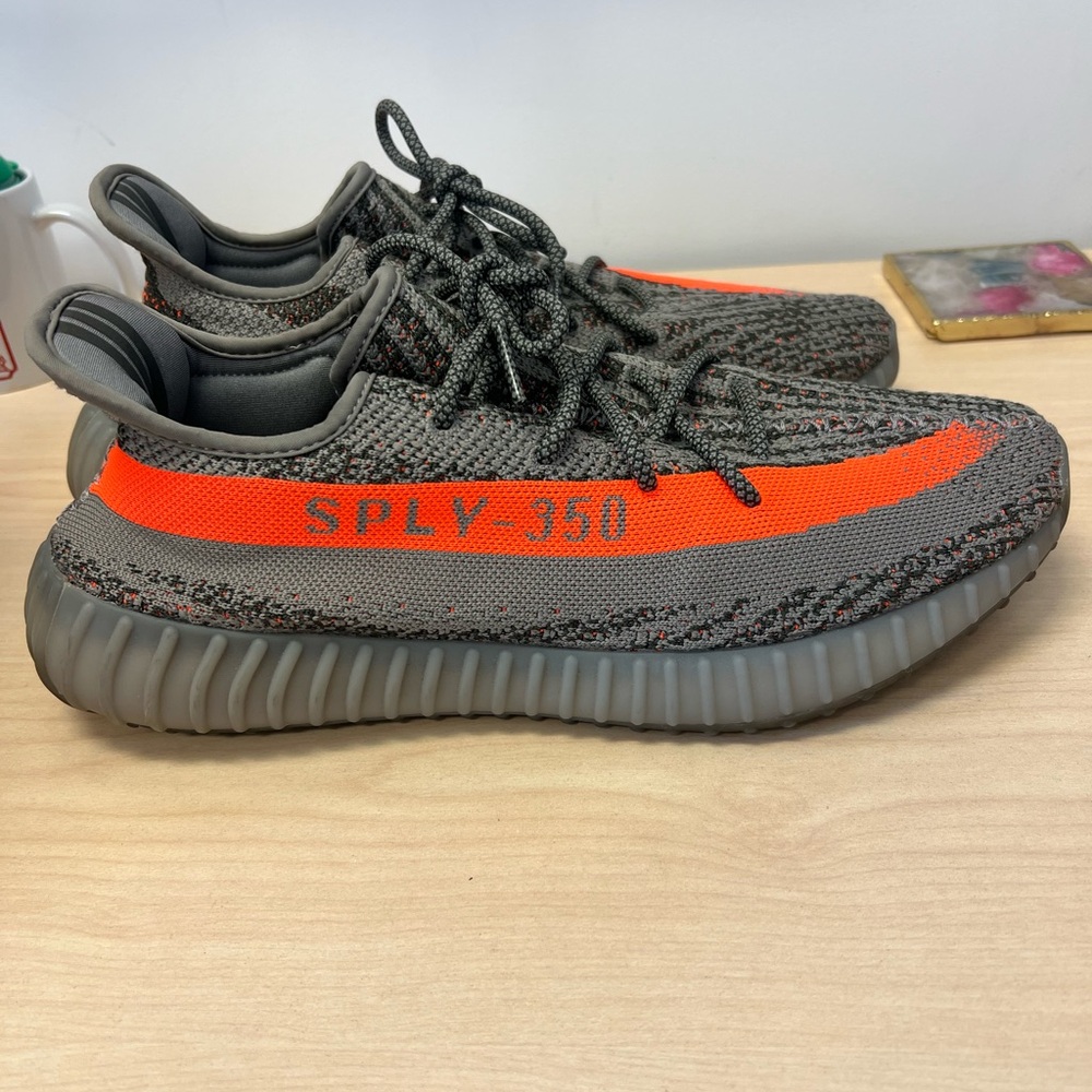 Yeezy Boost 350 V2 Gray and Orange
